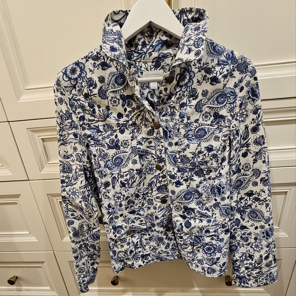 Ladies summer cotton jacket